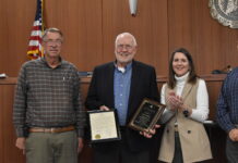 After decades at the line, Dale Greer reels in retirement The Cullman City Council officially accepted Dale Greer’s resignation at its meeting Monday, Jan. 12, 2026. Left to right are Cullman Mayor Woody Jacobs, Greer and Cullman City Council President Kim Hall. (W.C. Mann/The Cullman Tribune)