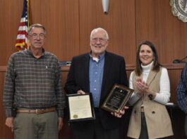 After decades at the line, Dale Greer reels in retirement The Cullman City Council officially accepted Dale Greer’s resignation at its meeting Monday, Jan. 12, 2026. Left to right are Cullman Mayor Woody Jacobs, Greer and Cullman City Council President Kim Hall. (W.C. Mann/The Cullman Tribune)
