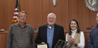 After decades at the line, Dale Greer reels in retirement The Cullman City Council officially accepted Dale Greer’s resignation at its meeting Monday, Jan. 12, 2026. Left to right are Cullman Mayor Woody Jacobs, Greer and Cullman City Council President Kim Hall. (W.C. Mann/The Cullman Tribune)