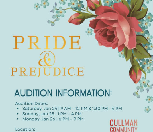 Auditions open this month for ‘Pride and Prejudice’
