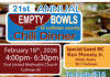 21st annual Empty Bowls of Cullman County event set for Feb. 16