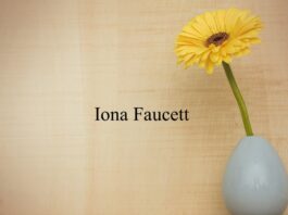 Obituary: Iona Faucett