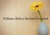 Obituary: William (Mike) Michael England