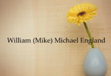 Obituary: William (Mike) Michael England