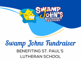 St. Paul’s Lutheran School to host Swamp John’s Fundraiser Jan. 26