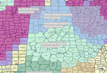 Winter Weather and Severe Storm Threat Continues Followed By Very Cold Temperatures