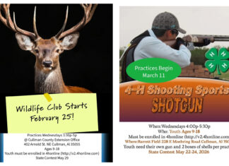 Cullman 4-H Wildlife and Shotgun Clubs set to begin practices