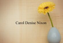 Obituary: Carol Denise Nixon