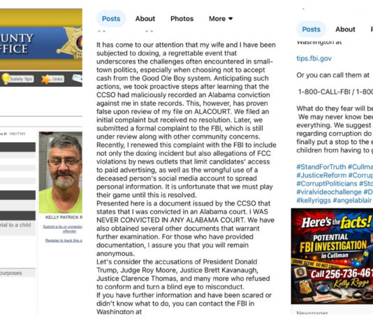 Court records detail 2014 federal conviction of Cullman Chronicle editor; sheriff candidates decline CC forum participation