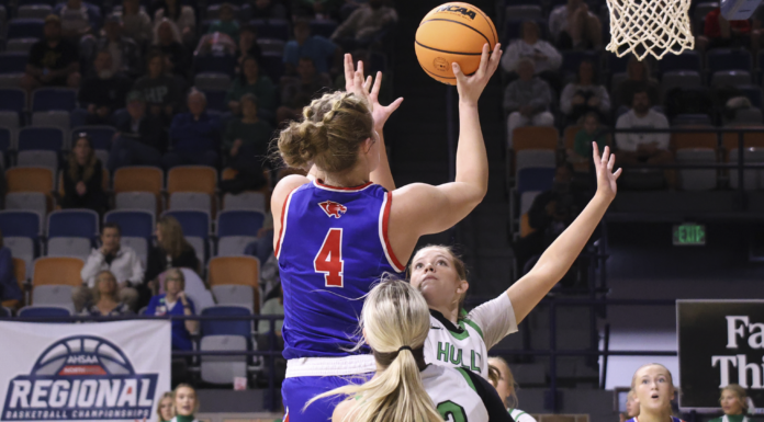 PREP BASKETBALL: Mars Hill’s Belle Hill, No. 1 recruit in the AL class of ’28, drops 41 as Holly Pond falls to the Panthers 68-38