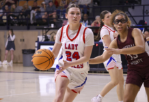 PREP BASKETBALL: Vinemont fights back, but comes up short in 47-45 loss to Lauderdale Co. in the Sweet Sixteen