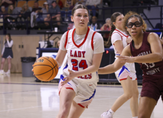 PREP BASKETBALL: Vinemont fights back, but comes up short in 47-45 loss to Lauderdale Co. in the Sweet Sixteen