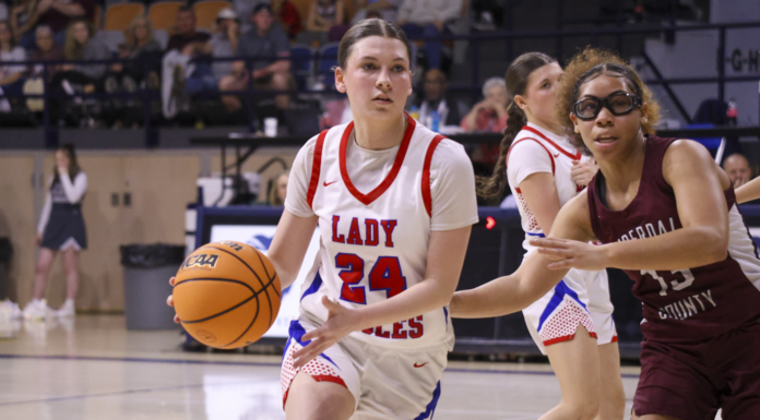 PREP BASKETBALL: Vinemont fights back, but comes up short in 47-45 loss to Lauderdale Co. in the Sweet Sixteen