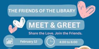 Library to host Friends Meet and Greet Feb. 12