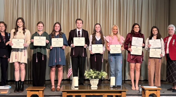 Dripping Springs DAR honors DAR Good Citizens