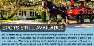 Spots still available for WSCC Alumni Association 2026 Southern Coastal Charm Tour