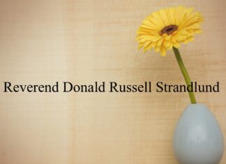 Obituary: Reverend Donald Russell Strandlund
