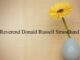 Obituary: Reverend Donald Russell Strandlund