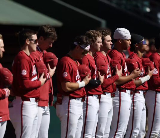 Crimson Tide baseball to open the regular season at home against Washington State