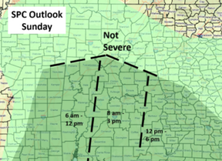 Low-End Severe Weather Event Possible Sunday