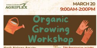 Agriplex hosting Organic Growing Workshop March 20Â