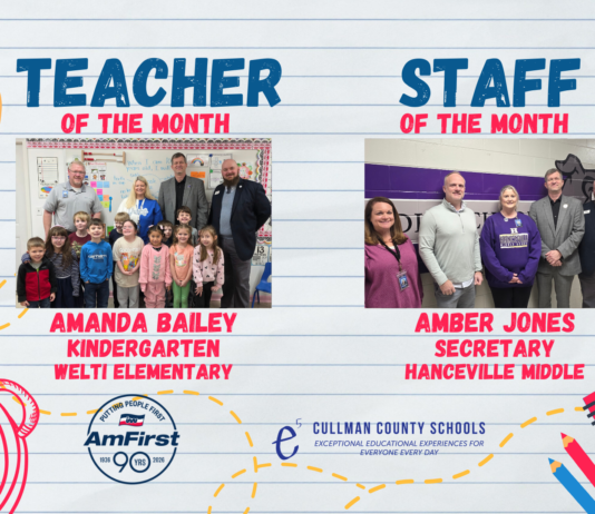 Bailey, Jones named CCBOE/AmFirst January Employees of the Month