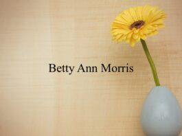 Obituary: Betty Ann Morris