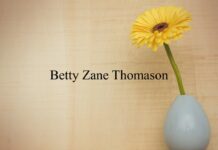 Obituary: Betty Zane Thomason