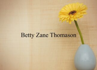 Obituary: Betty Zane Thomason