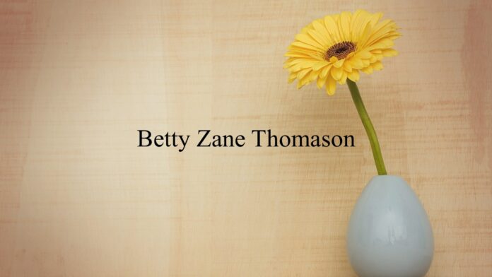 Betty Zane Thomason