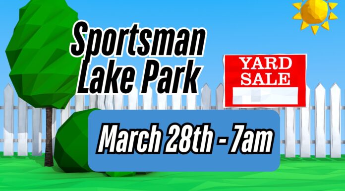 Sportsman Lake Park Spring Yard Sale returns March 28