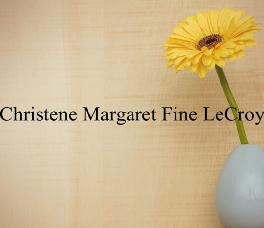 Obituary: Christene Margaret Fine LeCroy