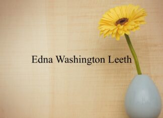 Obituary: Edna Washington Leeth