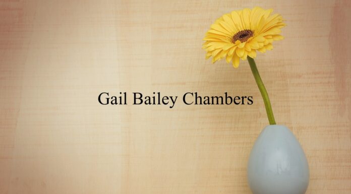 Obituary: Gail Bailey Chambers