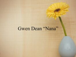 Obituary: Gwen Dean “Nana”