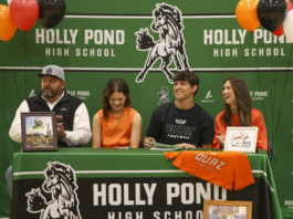 PREP FOOTBALL: Holly Pond quarterback Boston Gibbs signs with Ottawa University Arizona