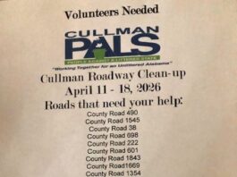 Cullman County PALS seeking volunteers for April roadway cleanup