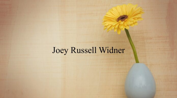 Obituary: Joey Russell Widner