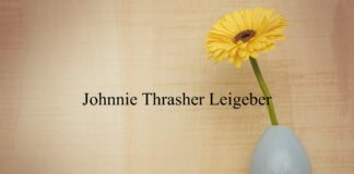 Obituary: Johnnie Thrasher Leigeber