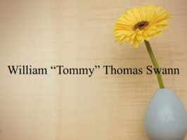 Obituary: William “Tommy” Thomas Swann