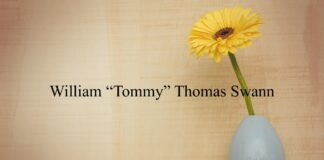 Obituary: William “Tommy” Thomas Swann