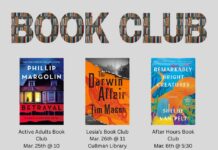 Upcoming Cullman County Public Library book club meetings