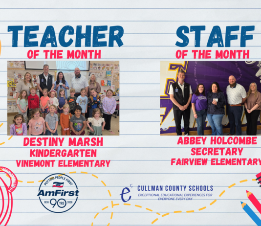 Marsh, Holcombe named CCBOE/AmFirst February Employees of the Month