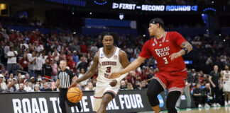 Alabama rolls past Texas Tech in NCAA Tournament second round, 90-65