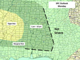 A Few Severe Storms Possible Monday with More Significant Threat Wednesday into Thursday