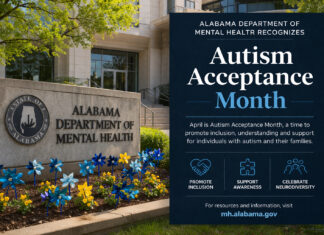 Alabama Department of Mental Health recognizes Autism Acceptance Month