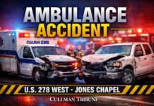 Cullman EMS ambulance involved in accident