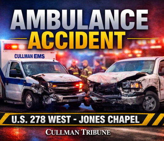 Cullman EMS ambulance involved in accident