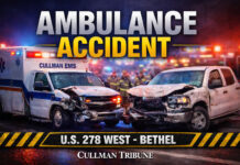 Cullman EMS ambulance involved in accident
