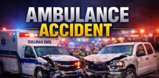 Cullman EMS ambulance involved in accident